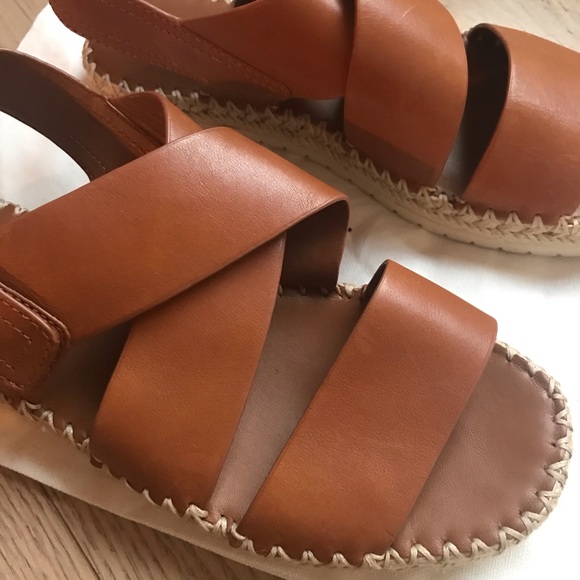 VINCE “Tenison” Leather Sandals - Picture 7 of 9